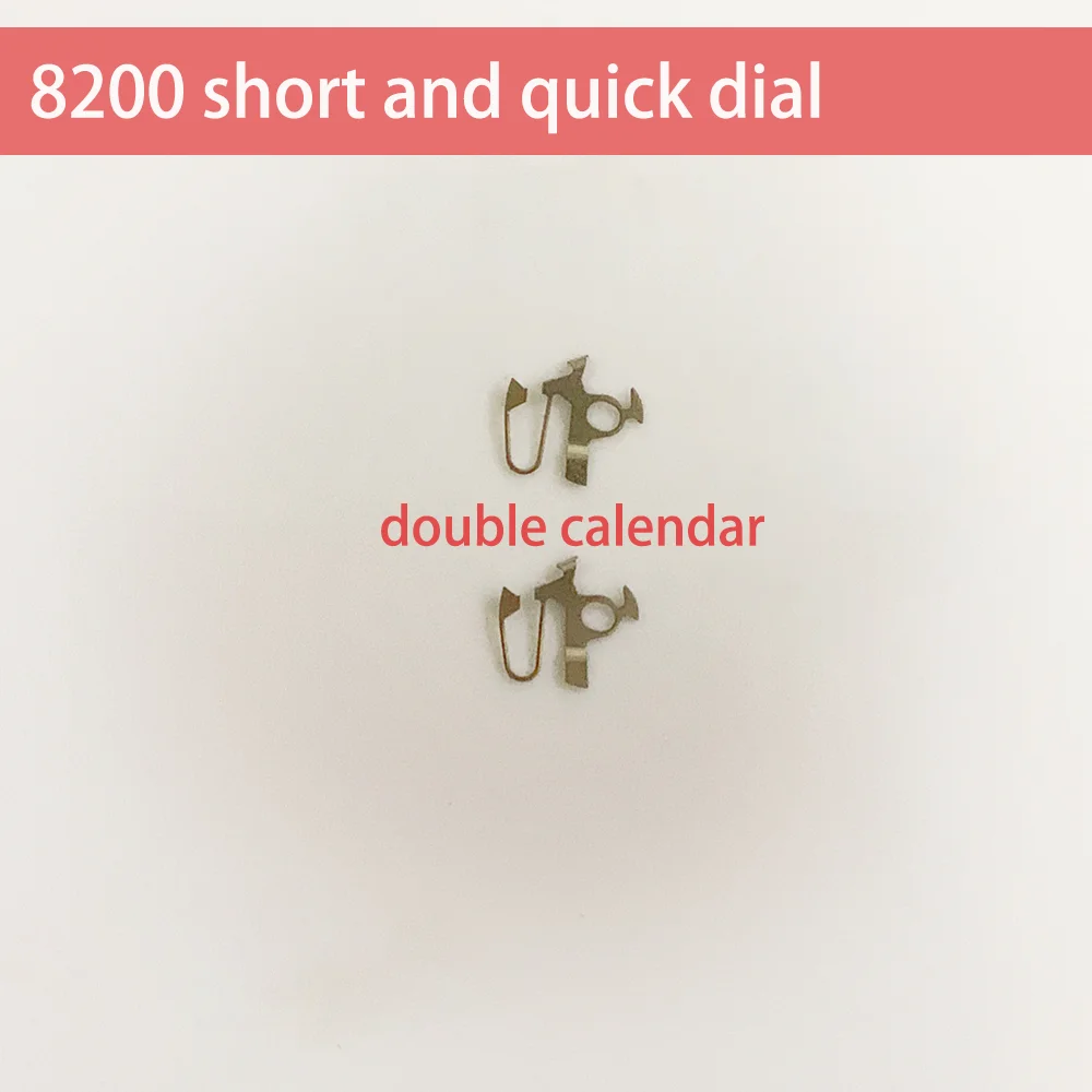 Pièces de montre à cadran rapide court, calendrier simple et double calendrier, mouvement du calendrier, tout neuf, printemps, Yota 8200