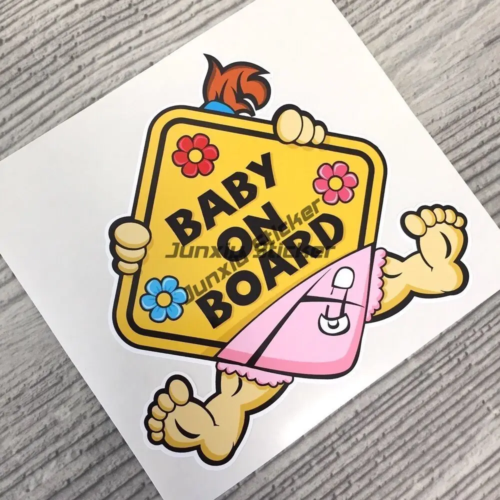 

Baby on Board GIRL Car Vinyl Sticker Decal Car Cup Thermal Room Decor Auto Assesories Trunk