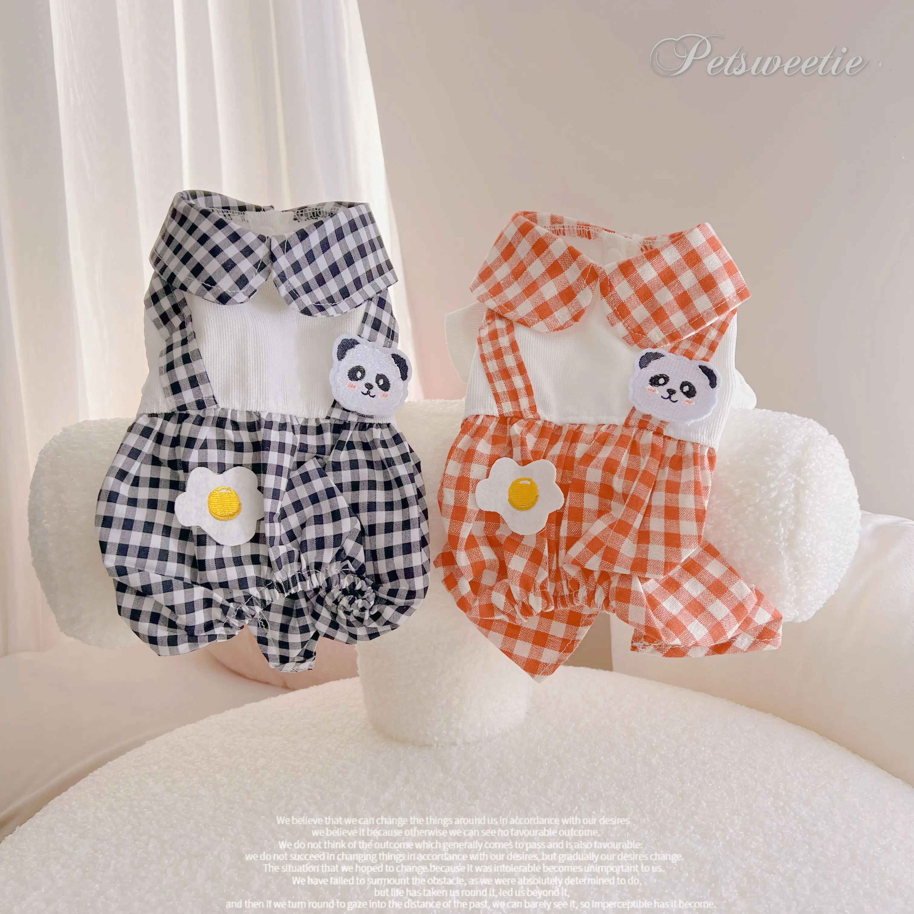 Panda Rolling Skirts, Little Dog, Little Dog's Pet Dog Clothes, Autumn New Product