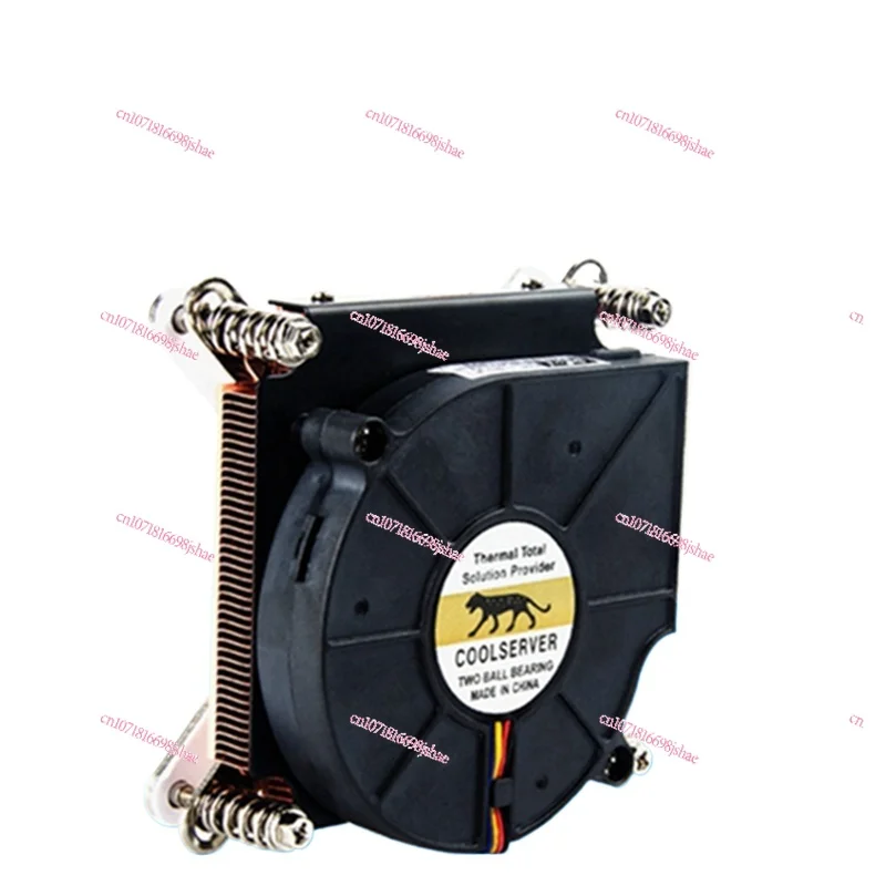 1U Ultra-thin Leopard All-copper 1155 115X 1200 2011 Server Soft Routing CPU Radiator Fan