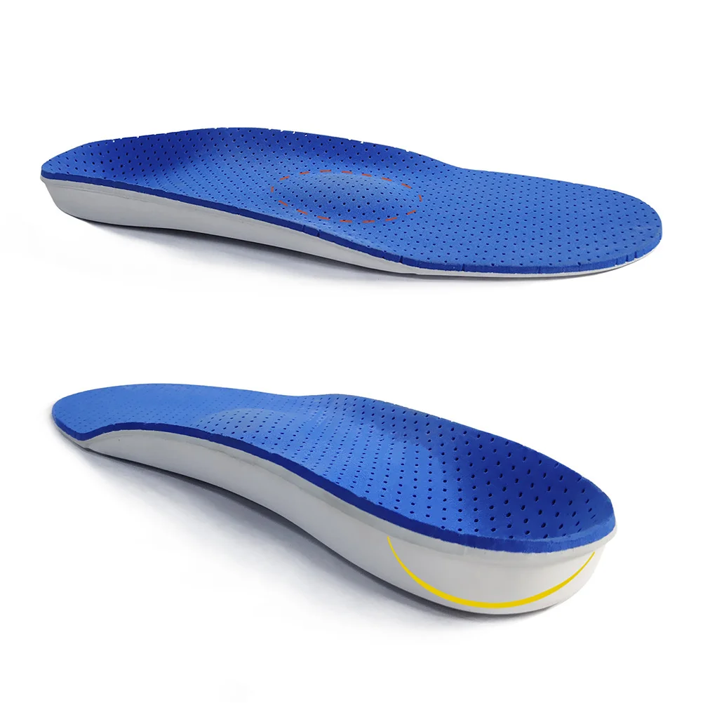 

1Pair Orthotic Shoe Pads Flatfoot Massage Insoles Size 44 45 Breathable Durable Arch Support for Poor Foot Posture Long-Term