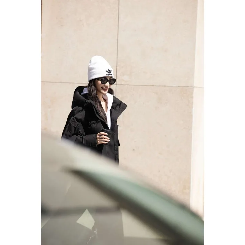 Women Winter  Elegant Sweet Zipper Pocket Cotton Clothes Loose Premium Niche Design Sense Short Thickened Small Practical Casual