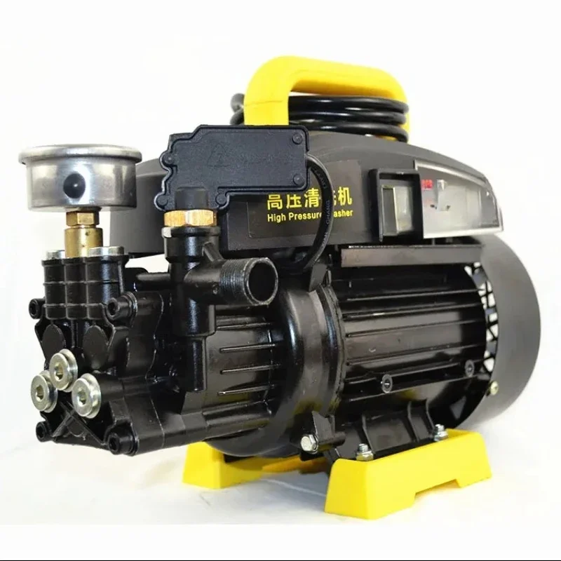 Portable household electric high pressure cleaner cold water jet cleaning car washing machine 70-105bar 1600w