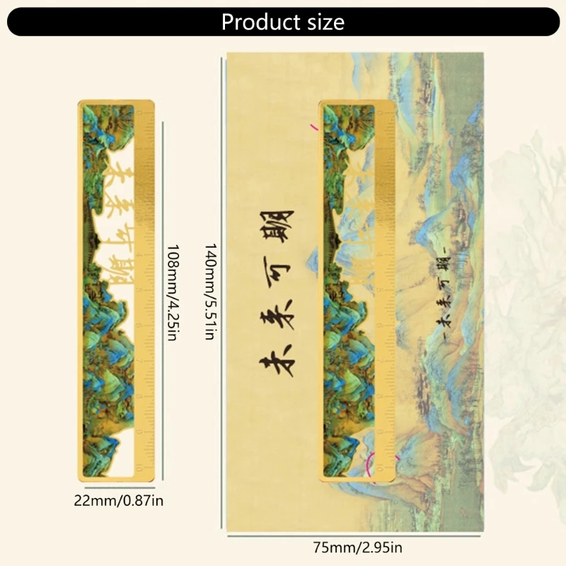 6 PCS Metal Stowmmarks Hollow Out Book Page Marker Reading Lundmarks D2RC