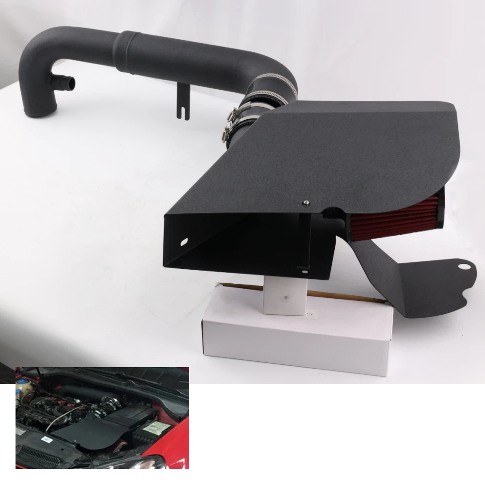 

EA888 Engine Cold Air Intake Kit Heat Shield+Filter+Pipe For VW Tiguan MK1 Scirocco MK3 Skoda Octavia MK2 2.0