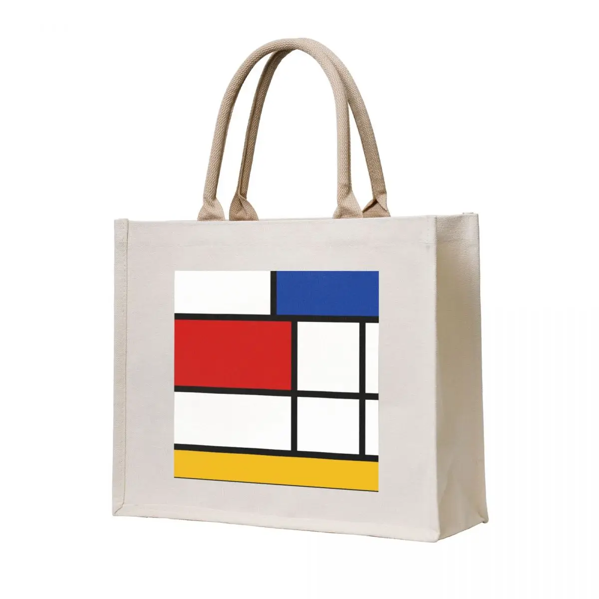 

De Stijl #1 (Mondrian Inspired) Tote Bag sacs de shopping tote bag men Women's bag tote woman
