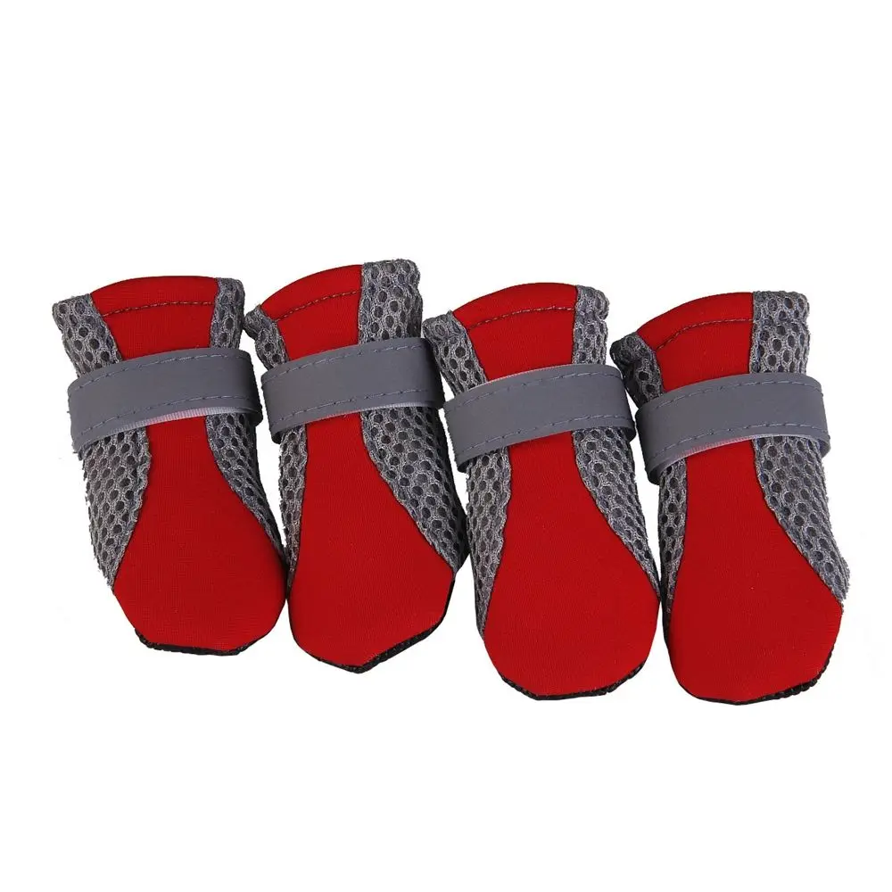 Protectores de Patas con Franja Reflectante para Perros Pequeños y Grandes, para Poodle, Yorkshire, Suministros para Mascotas, Botas para Perros, Botas de Lluvia para Mascotas, Zapatos para Perros