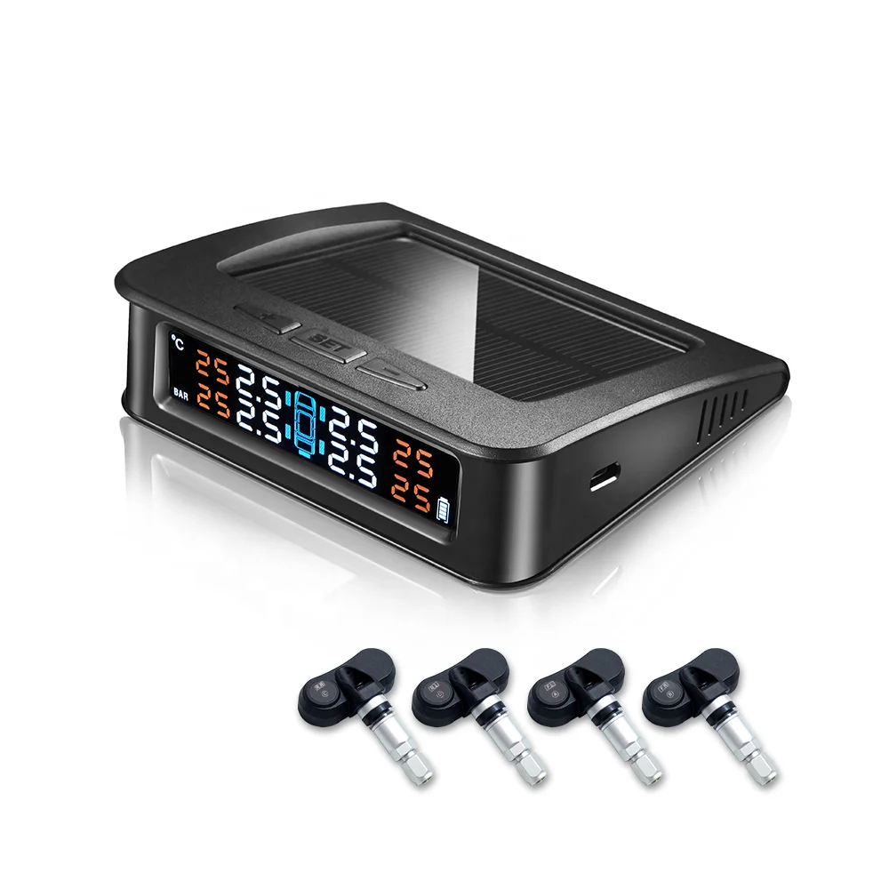 

CE Real-time Wireless Solar-power Internal TPMS Auto Accessories Safety Product TPMS Tire Pressure Monitoring System