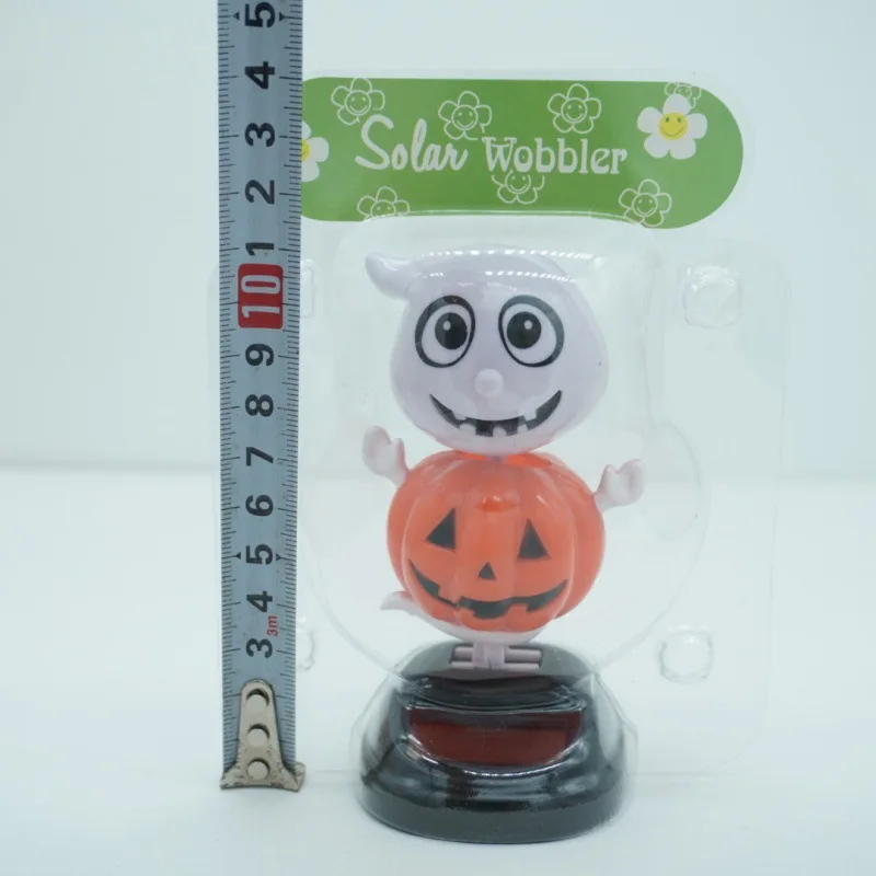 Jouet fantôme de citrouille dansante et oscillante, poupée d'halloween, décoration de voiture de bureau, ornement créatif, cadeau solaire, nouvelle collection