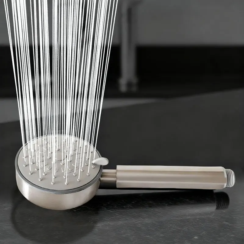 

Stainless Steel Pressurized Showerhead Shower Household Bath Water Heater Shower Head Pressurized Hose Bathroom Showerhead Set