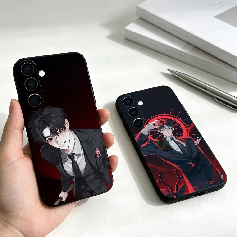 K-Kim S-Soleum Novel GSGW Phone Case For Samsung Galaxy A73,A72,A71,A70,A53,A52,A51,Others Soft Black Cover Gift