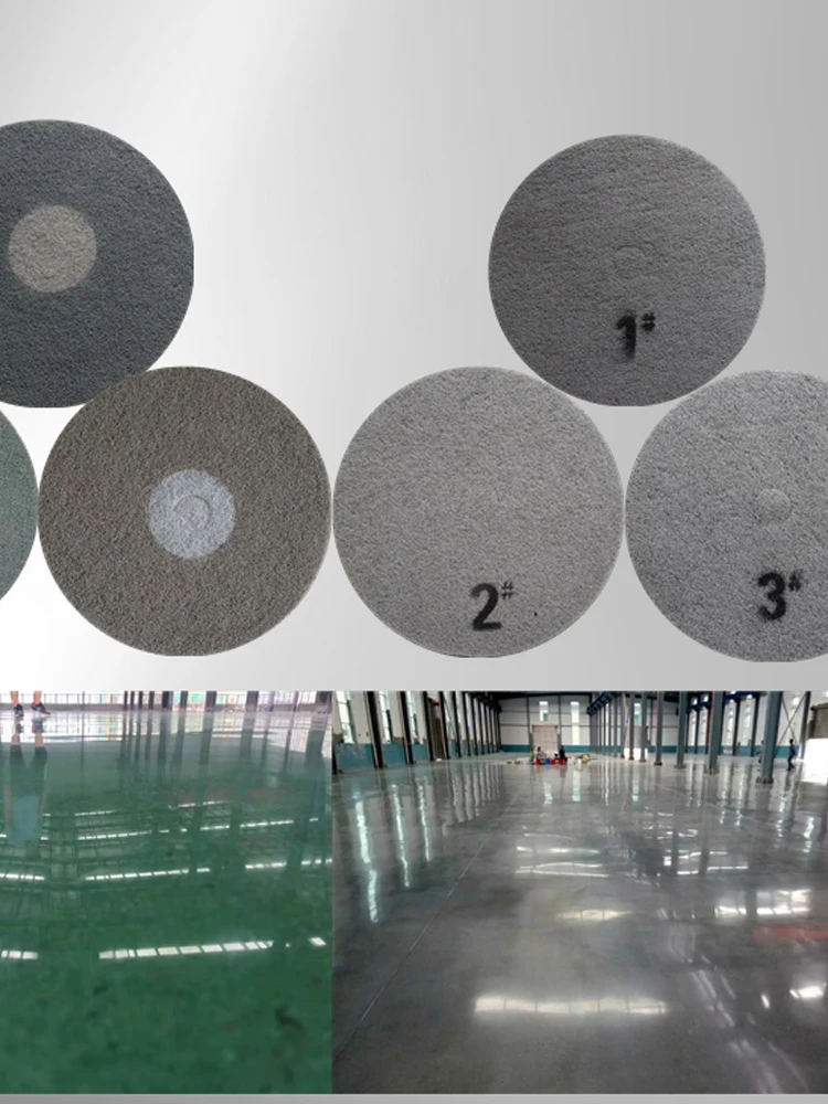 17 20 27 Inch Diamond Encrusted Pads to Hone and Polish Stone Floors Grit 1 2 3 4