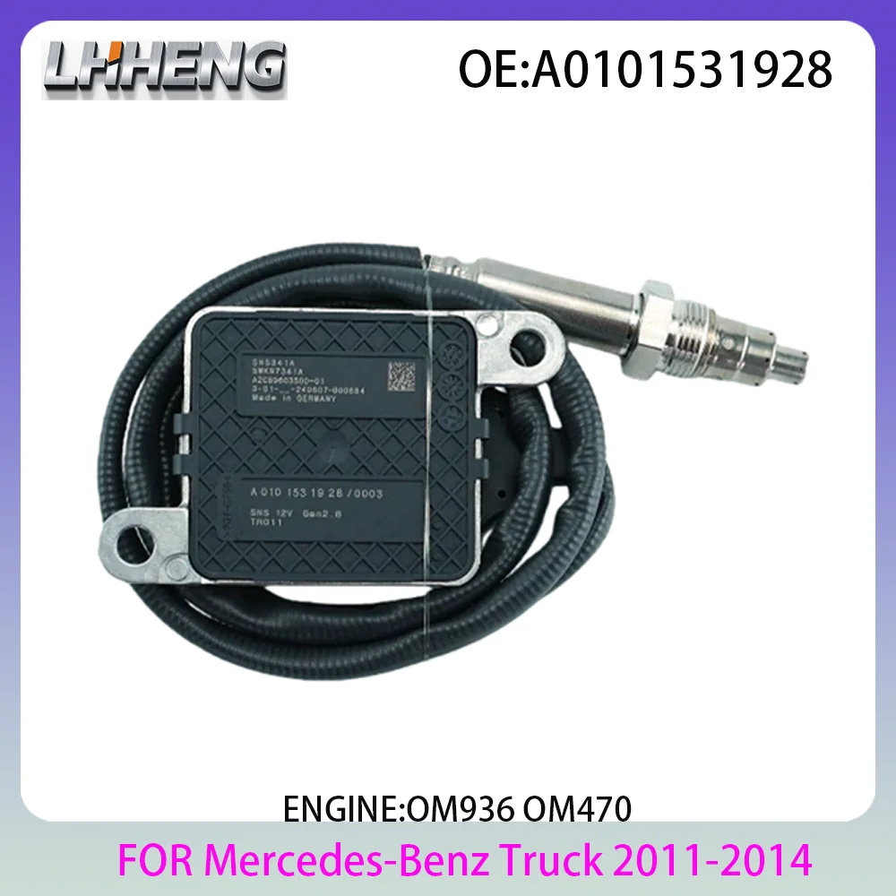 New Nitrogen Oxygen NOx Sensor For MERCEDES-BENZ ACTROS MP4 / MP5 A0101531928 Mercedes-Benz Truck 5WK97341A