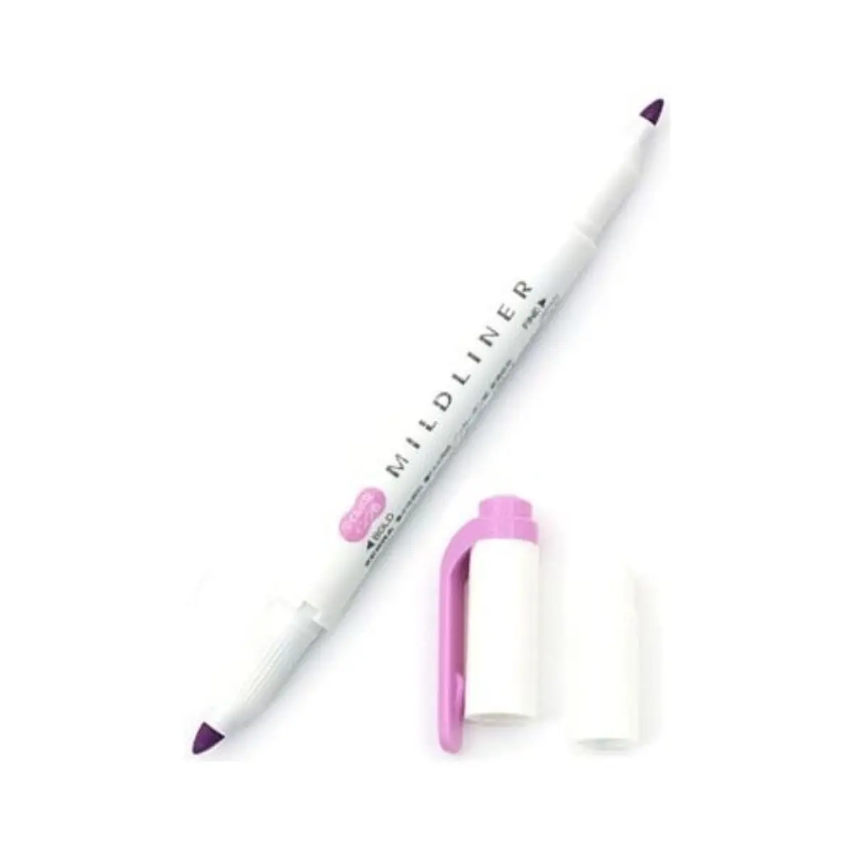 Brand Text Double Tip Zebra Mildliner Magenta