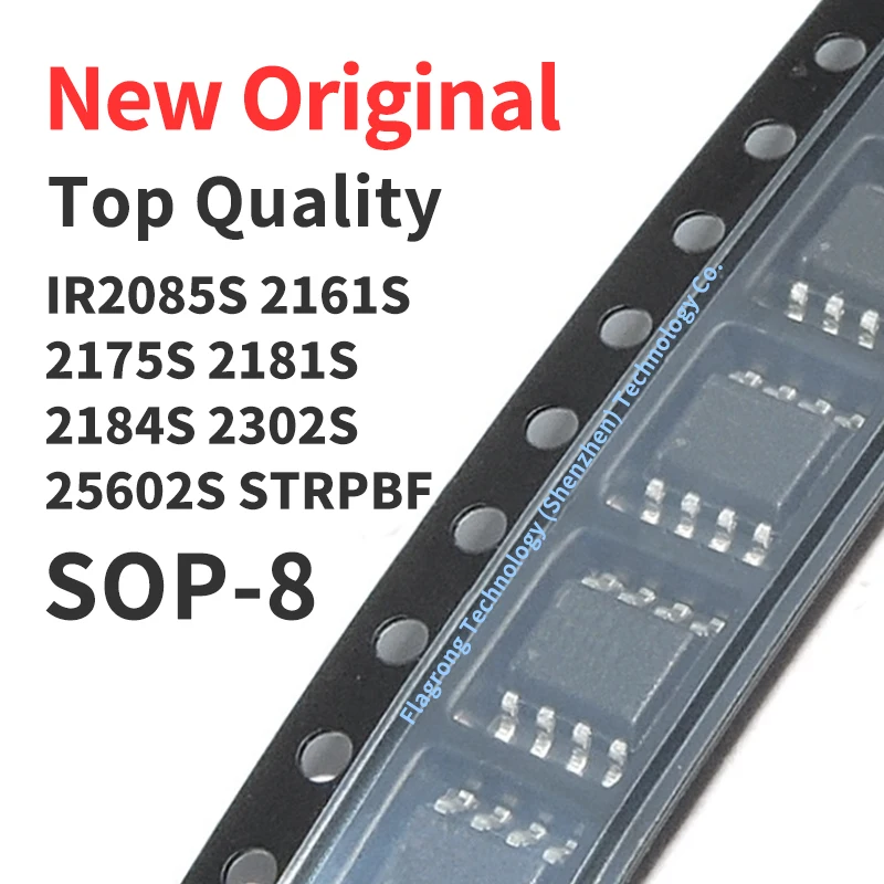 

10 Pieces IR2085STRPBF IR2161STRPBF IR2175STRPBF IR2181STRPBF IR2184STRPBF IR2302STRPBF IR25602STRPBF SOP-8 Chip IC New Original