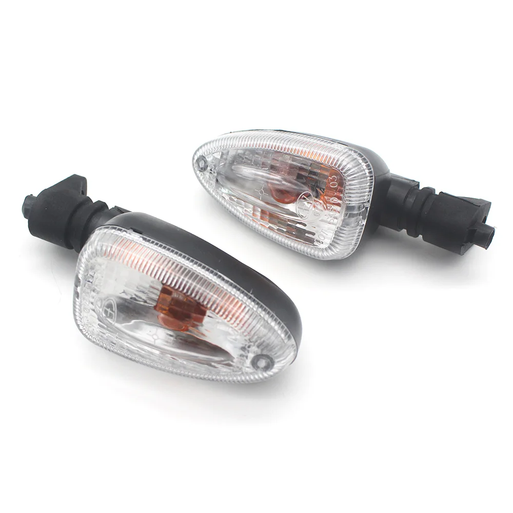 Motorcycle Turn Signal Indicator Lights for K1300R K1200R K1200S F800GS F650GS(Transparent)