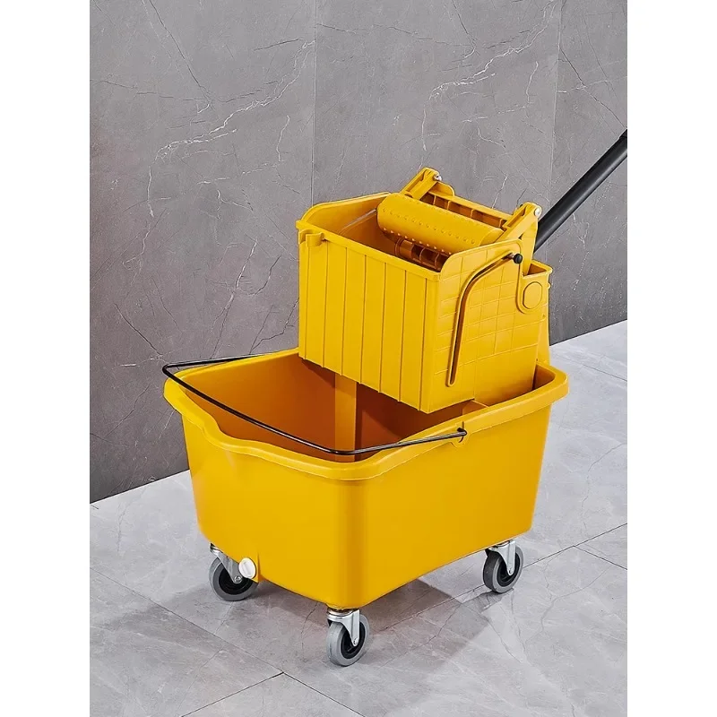 Mop bucket mopping cleaning and washing mop, mop pressing water truck mopping bucket