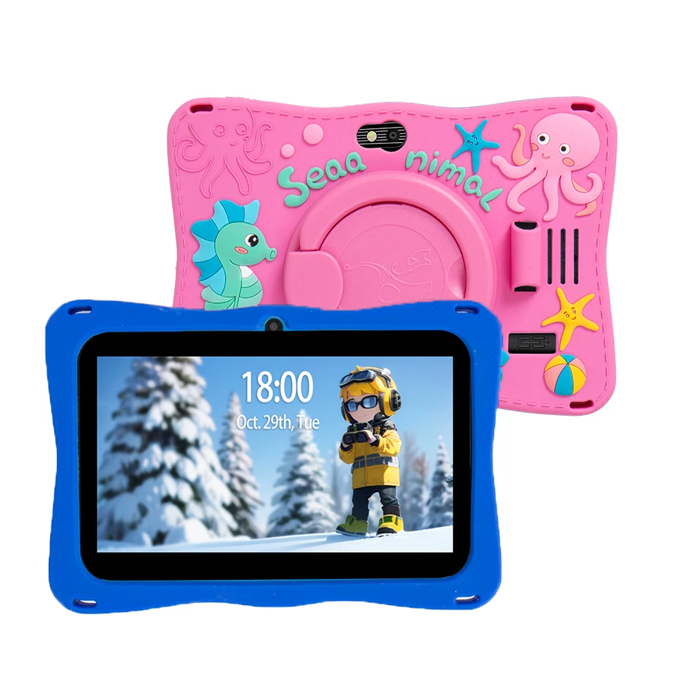 

New 5G WIFI Original Gaming Tablet 4GB+64GB mini Quad Core Dual Camera 7.0inch Android Mini pc Android 13