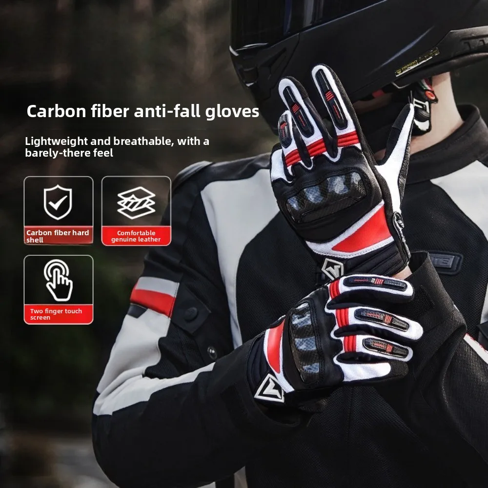 

Motorcycle Gloves with Touch Screen, Off-road Motorcycle, Electric Bike, Anti Fall Riding Gloves, Rider Equipment