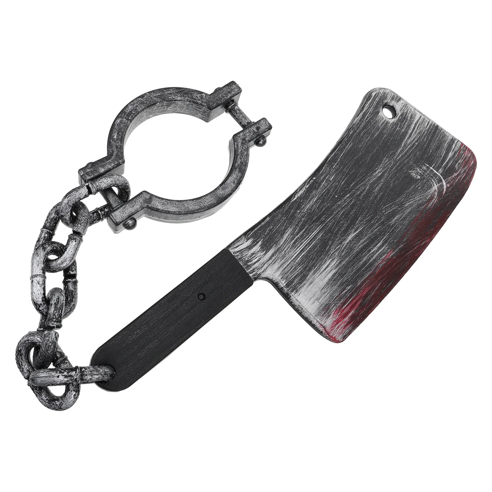 Couteau d'horreur en plastique pour Halloween, décoration, fourniture de fête effrayante pour Halloween, pâques, carnaval, accessoire Photo, jouet en chaîne
