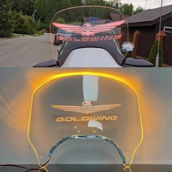 Goldwing 1800 Motorcycle Windshield LED Rear Air Deflector Wind Deflector For Honda Gold Wing GL1800 GL 1800 Rear Windscreen