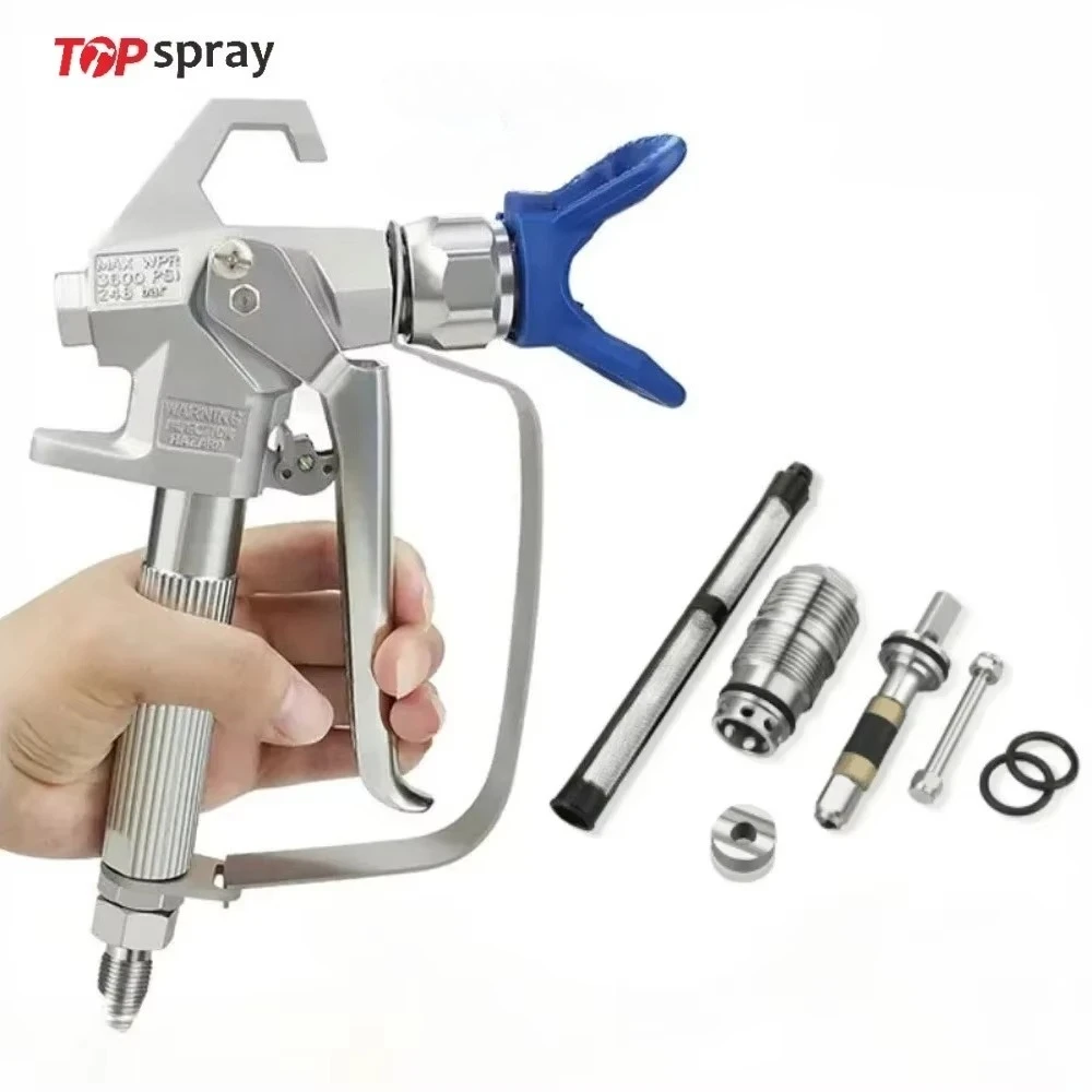 3600PSI High Pressure Airless Paint Spray Gun and Airless Sprayers Gun Repair Kit 288488 Seal Gasket 517 Tip Nozzle Guard