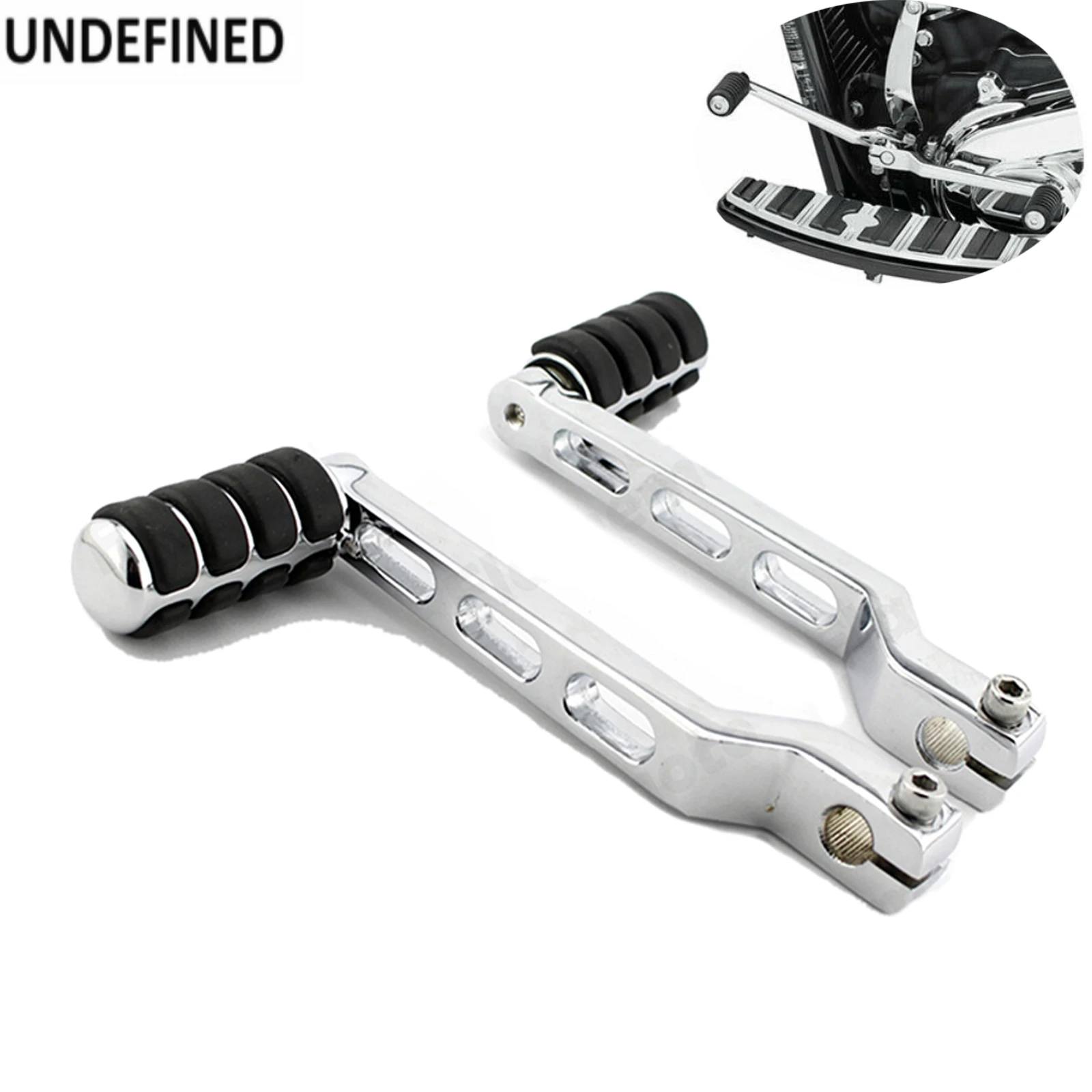 CNC Chrome Heel Toe Shift Lever Shifter Peg For Harley Touring Road King Road Electra Tour Glide FLST FLT FLHT Softail FL Trike