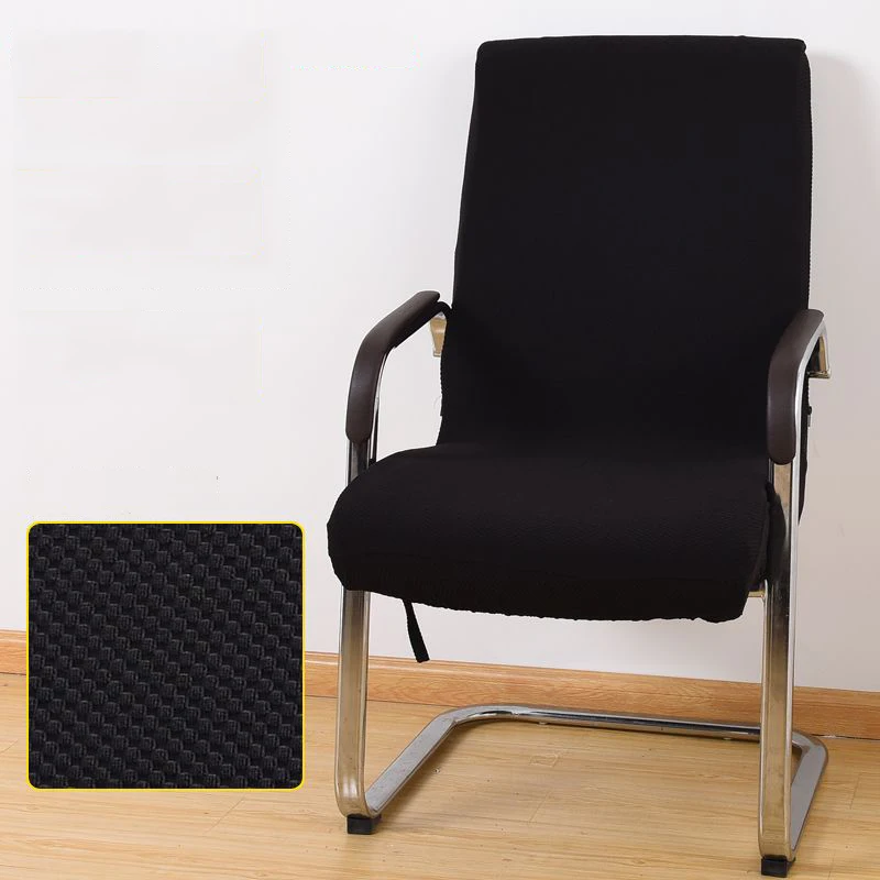 Highly Elastic Office Computer Chair Cover Simple Pure Color Armrest Swivel Chair Protective Cover Home Comfort Lift Chair Cover