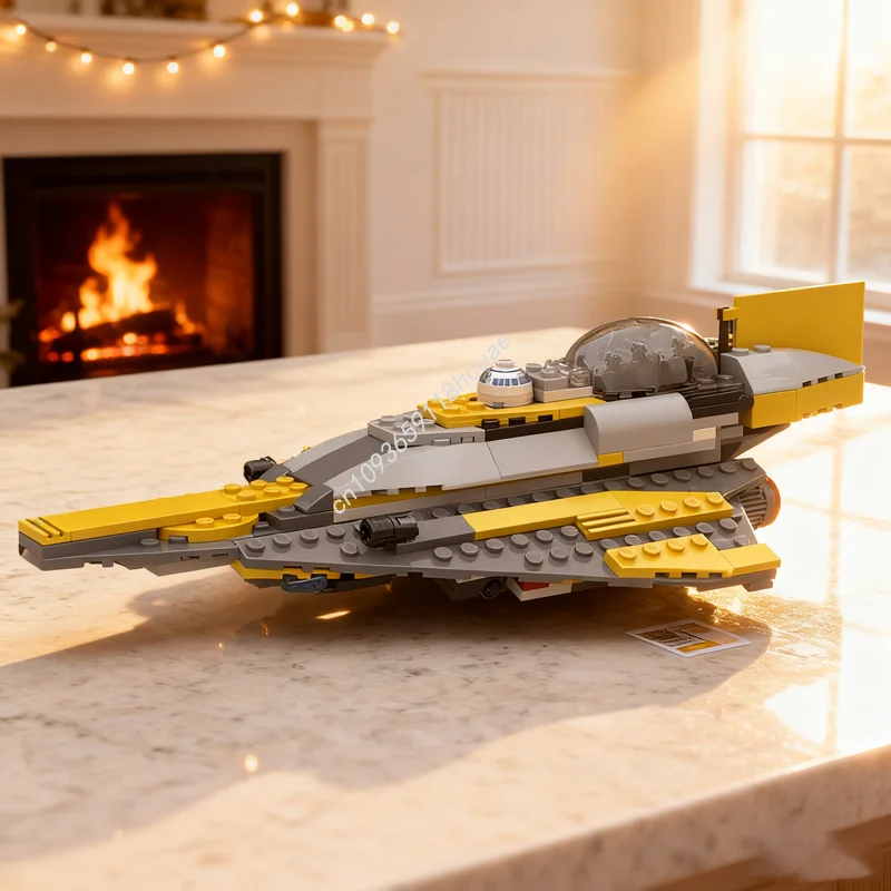 

250 шт. MOC Анакин Скайуокер s Delta Star Battle Модель игрушки Строительные блоки Архитектура Сборка DIY Кирпич Рождественские подарки Дети