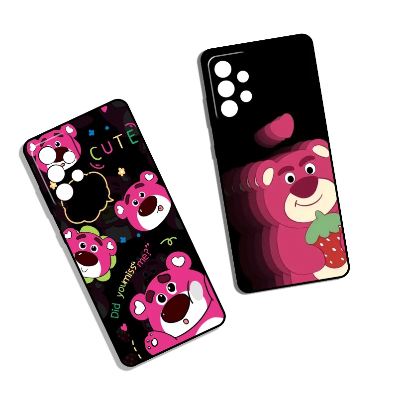 Samsung A03S A03 A04 A04E A04S A05 A05S A06 Strawberry Bear Creative design phone case