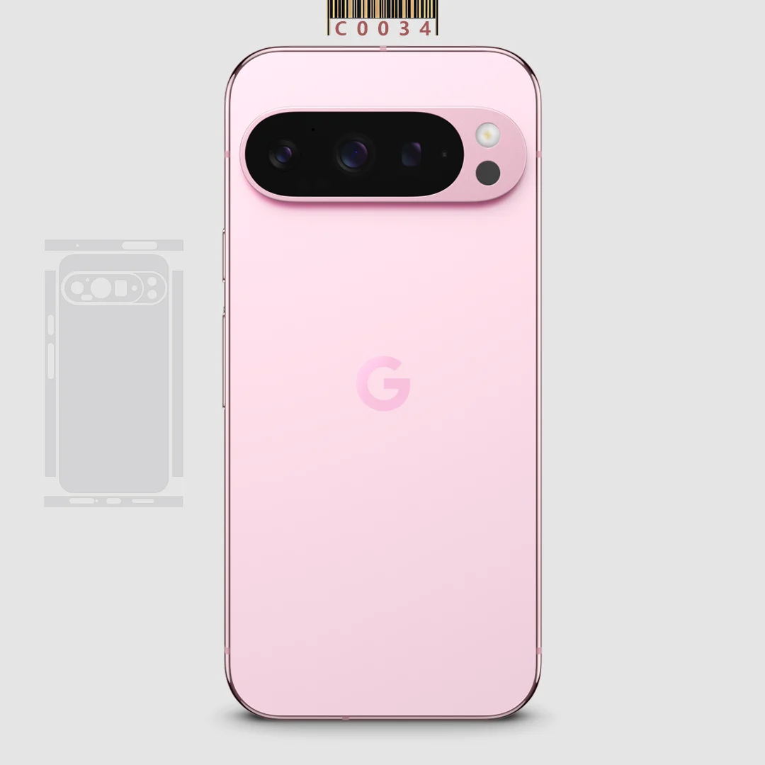 ملصق بتصميم Xray الجديد بالكامل من الجلد، غطاء حماية كامل للهاتف بلون عادي، جودة ممتازة لهاتف Google Pixel 9 #5