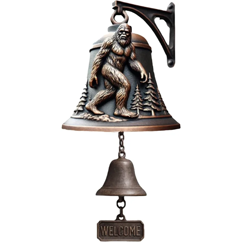 【FLASH DEAL】Housewarming Decoration Doorbell Welcome Dinner Bell Retro Funny Farm Welcome Doorbell,Farmhouse Wall