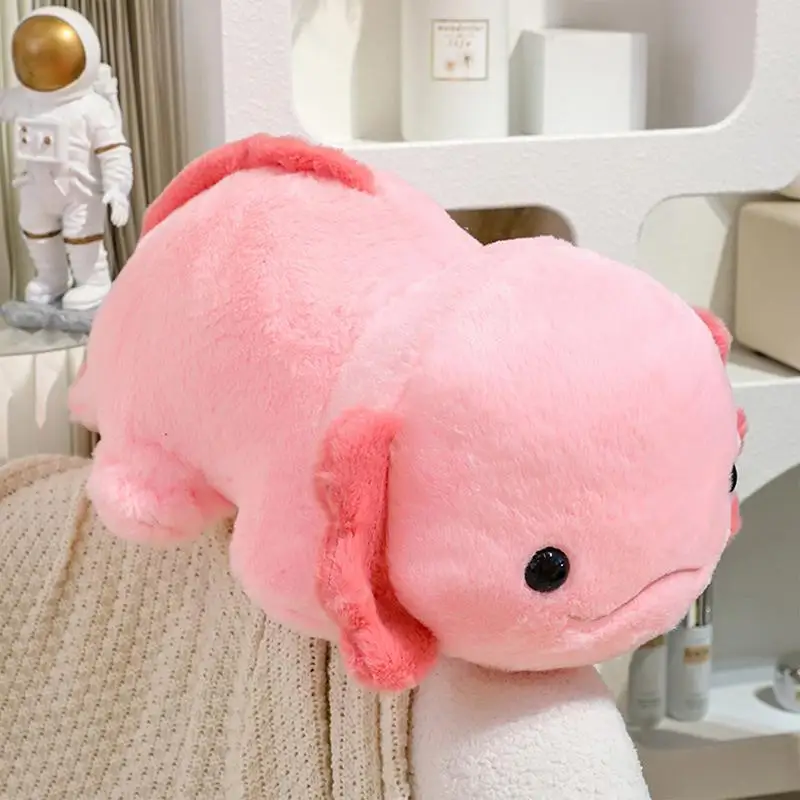 Axolotl Stuffed Animal Cute Axolotl Salamander Plush Doll 17.7inch Soft Cuddly Stuffed Animal Gifts For Boys Girls Plush Toy