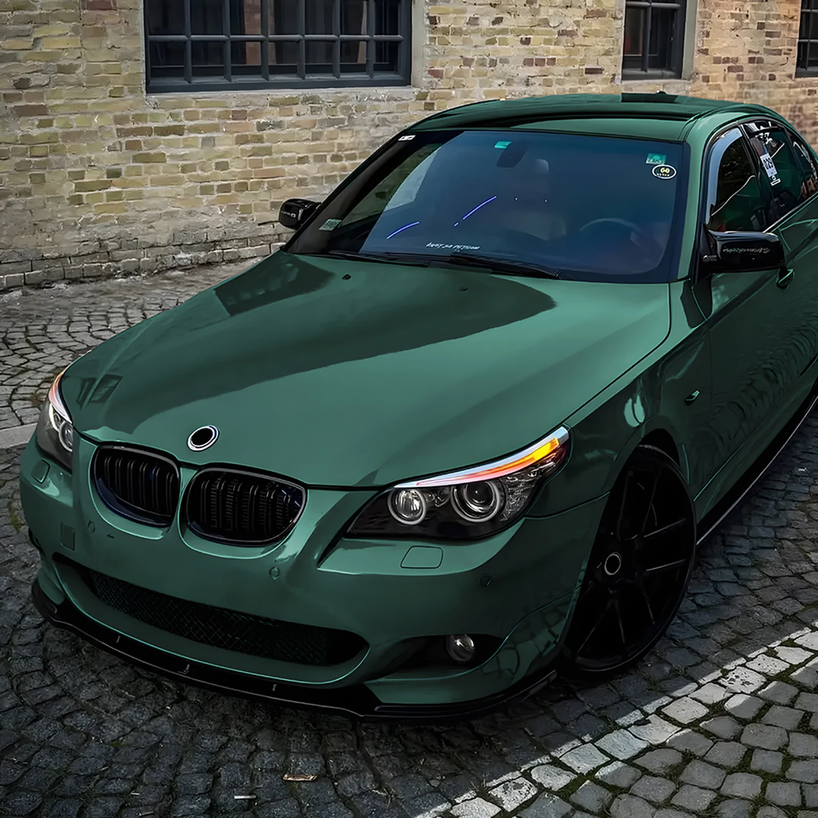 ل BMW 5 سلسلة E60 E61 M5 525i 528i 530i 535i 550i 2004-2010 الجبهة الكلى مصبغة سباق شواء سيارة المصد العلوي هود شبكة الشبكة