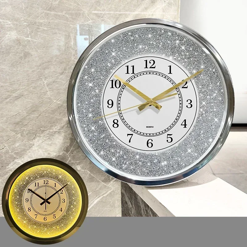 2026-Horloge Murale d'Art Numérique, Montre Murale Créative, Simple et à la Mode, pour Restaurant Nordique, Décoration de Salon