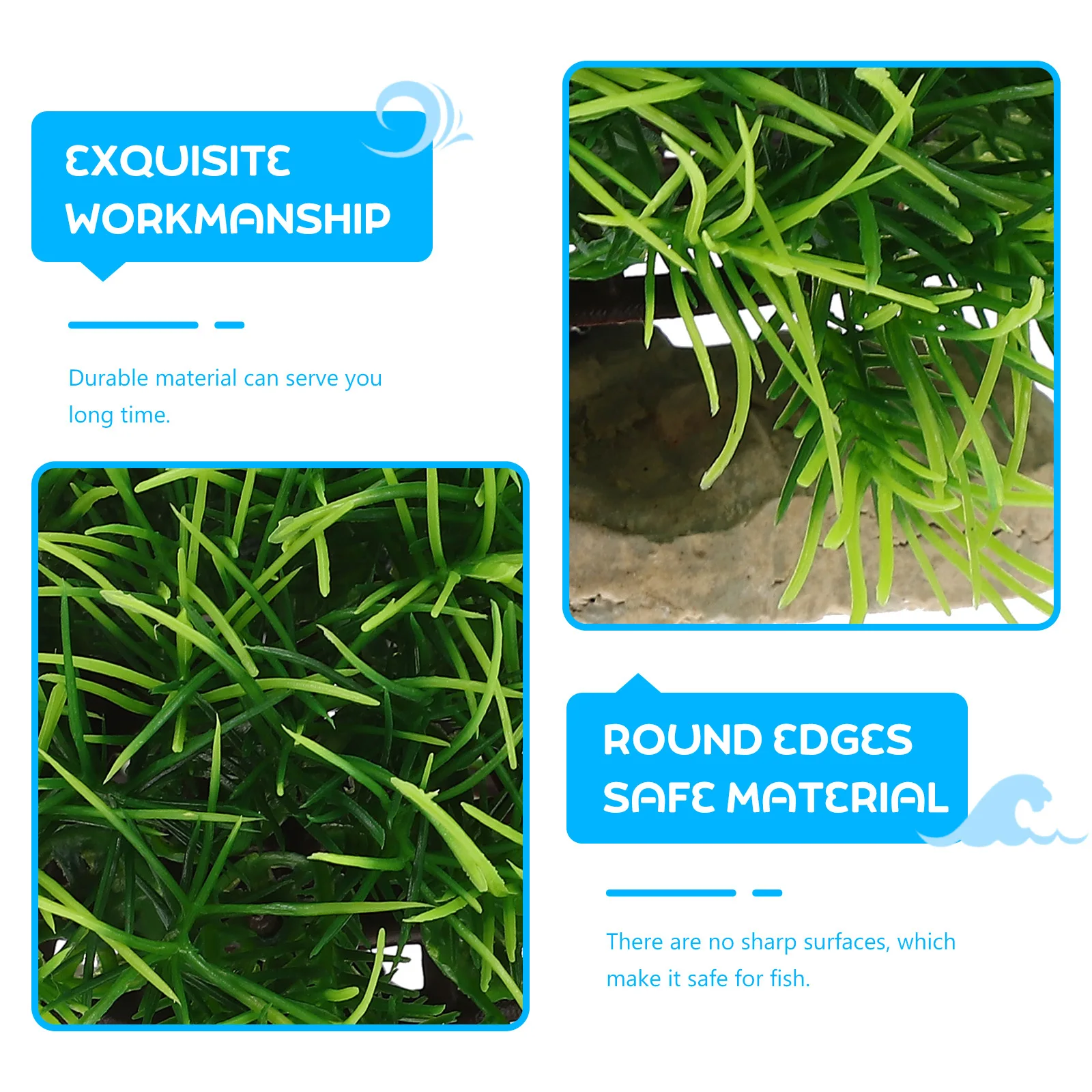 

Simulated Aquarium Plants Ball Realistic Artificial Grass For Fish Tank Decor Home Office Landscape Pet Supplies