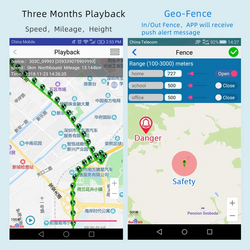 Protection LBS Tracker For Kids Child Olders GPS Tracking Device Without Fee Security Protection LBS Tracker App Free Download