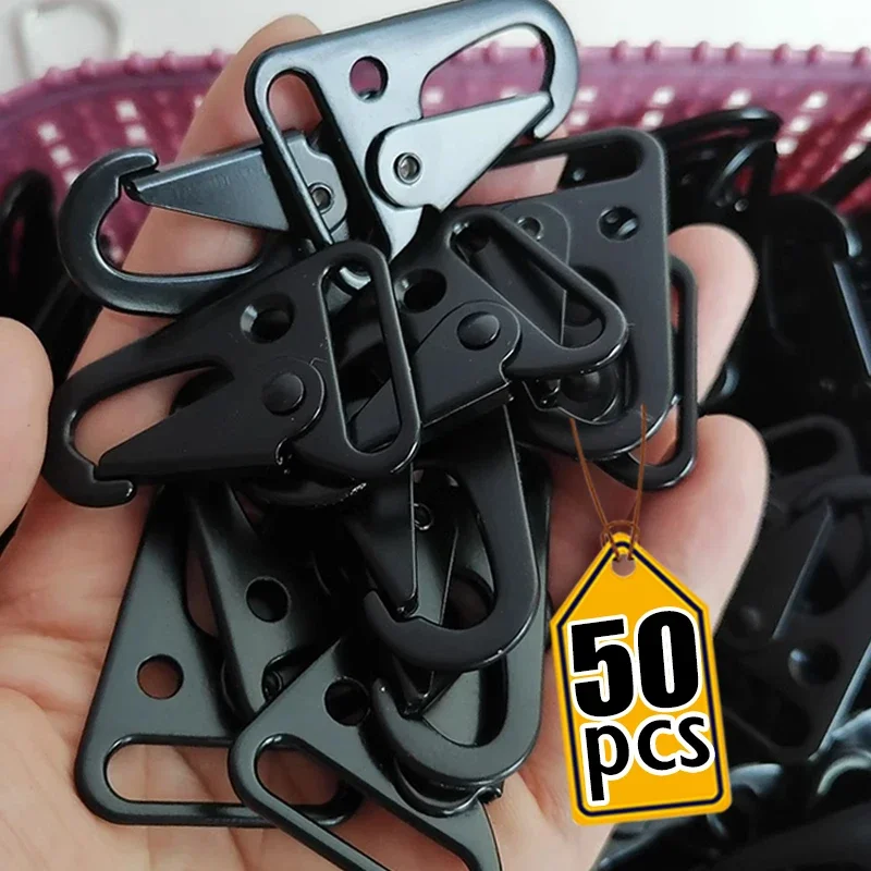 Hawkbill Carabiner Buckle Nylon Webbing Belt Key Chain Bag Hook Multi-functional Buckles Outdoor Tactical Mountaineering Tools