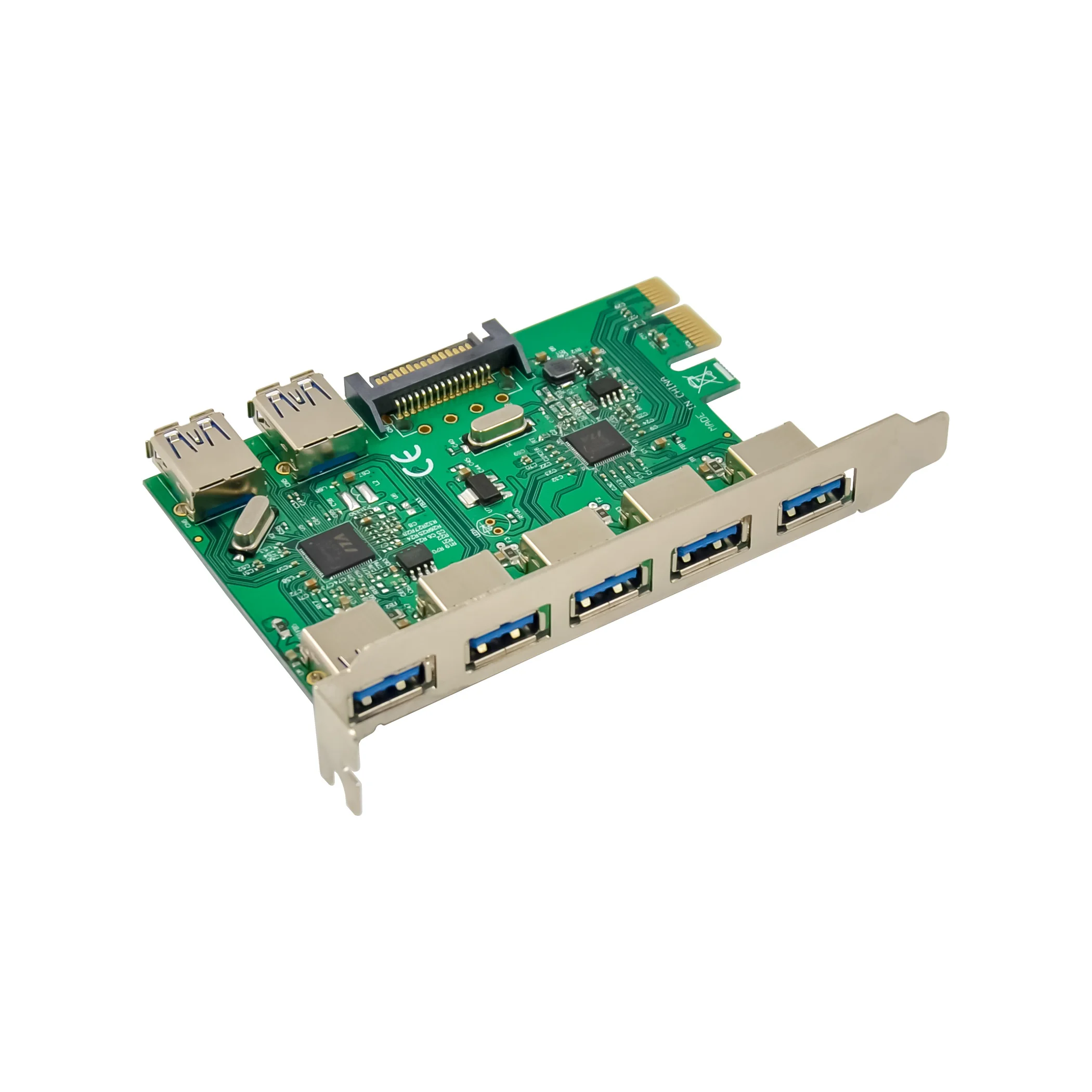 SUNWEIT ST610 PCIe X1 VL805 (5+2)xUSB3.0 5Gbps Extended Card