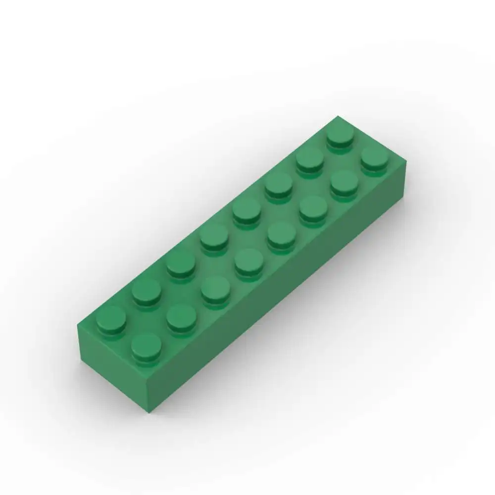 Moc 10 pçs tijolos 93888 3007 2x8 blocos de construção placa de alta tecnologia casa castelo educacional partícula quebra-cabeça brinquedo diy crianças presentes