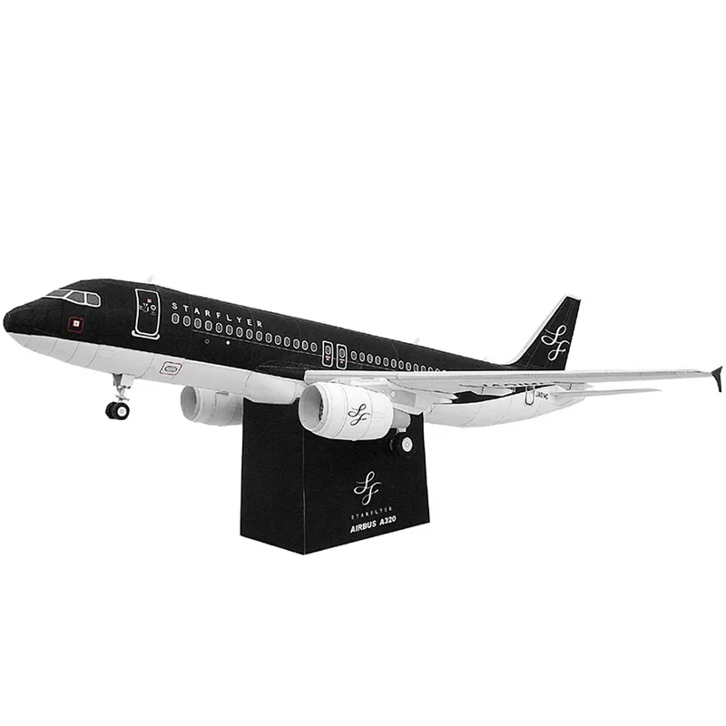StarFlyer エアバス A320 旅客機航空機折りたたみ手作り 3D 紙モデル