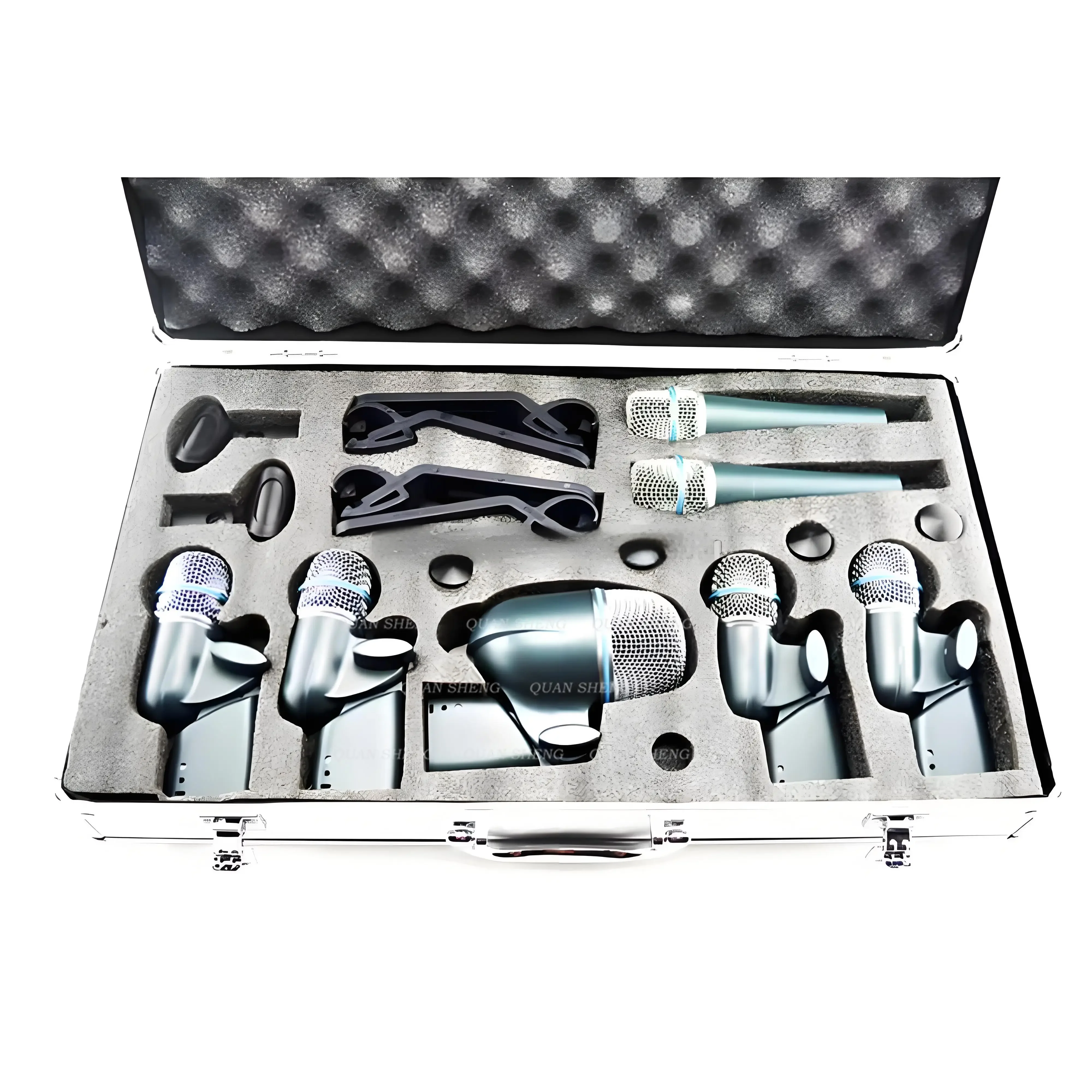 2025 Drum Microphone Kit Professional 7 Piece Set Instrument Microphone for Bass Amp Toms Snare view 3