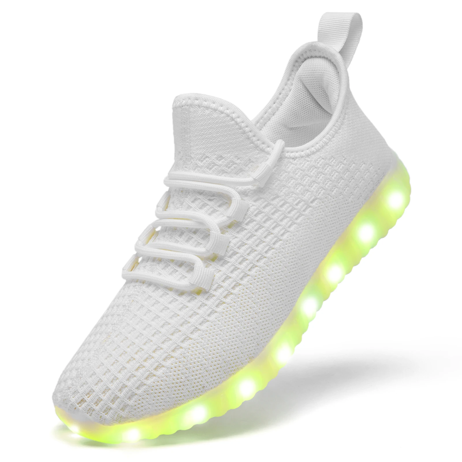 Tägliche Freizeitschuhe für Herren, Schuhe mit schillernden Lichtern, atmungsaktive Mesh-Laufschuhe, weiche und bequeme Herrenschuhe – Detail 14