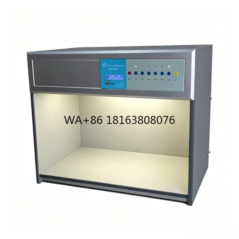 Textile Color Assessment Cabinet Multi Light Source Standard Matching Chamber for Fabric Shade Inspection