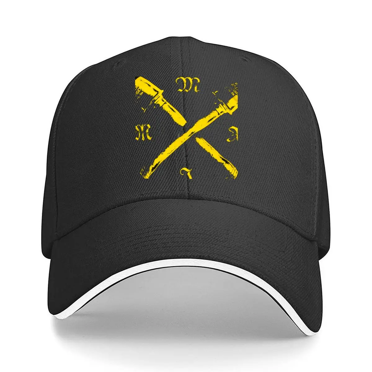 

Sword Cross Bold Text Design Fun Art Sandwich Baseball Cap