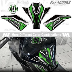 3D Resin Tank Pad Sticker Motorcycle Tank Protection Decal For Z1000SX Z 1000SX Ninja 1000 SX 1000 SX 2017-2024 2023 2022