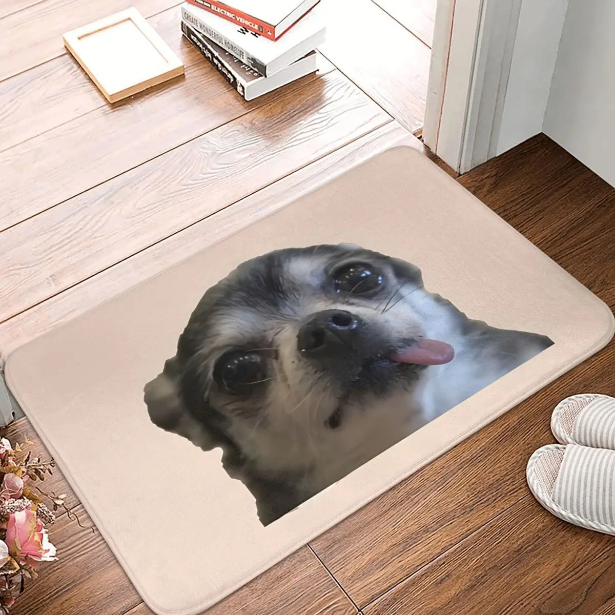 Marble Geryhound Greyhounds Dog Doge Long Leg Anti-Slip Rug Doormat Bath Mat Hallway Carpet Welcome Decorative