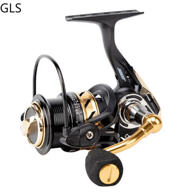 GLS New 6+1BB High Capacity Spool Fishing Reel Gear Ratio 7.1:1 Freshwater Trout Spinning Fishing Wheel