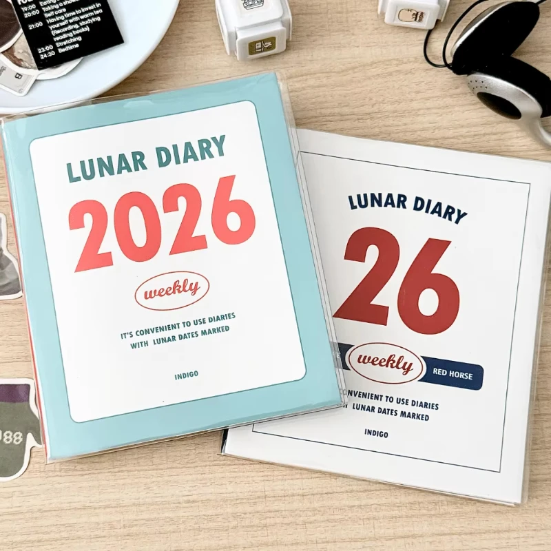american-indigo-2026-agenda-livro-simples-estilo-ins-bloco-de-notas-retro-com-linha-horizontal-plano-semana-papel-caderno-planejador