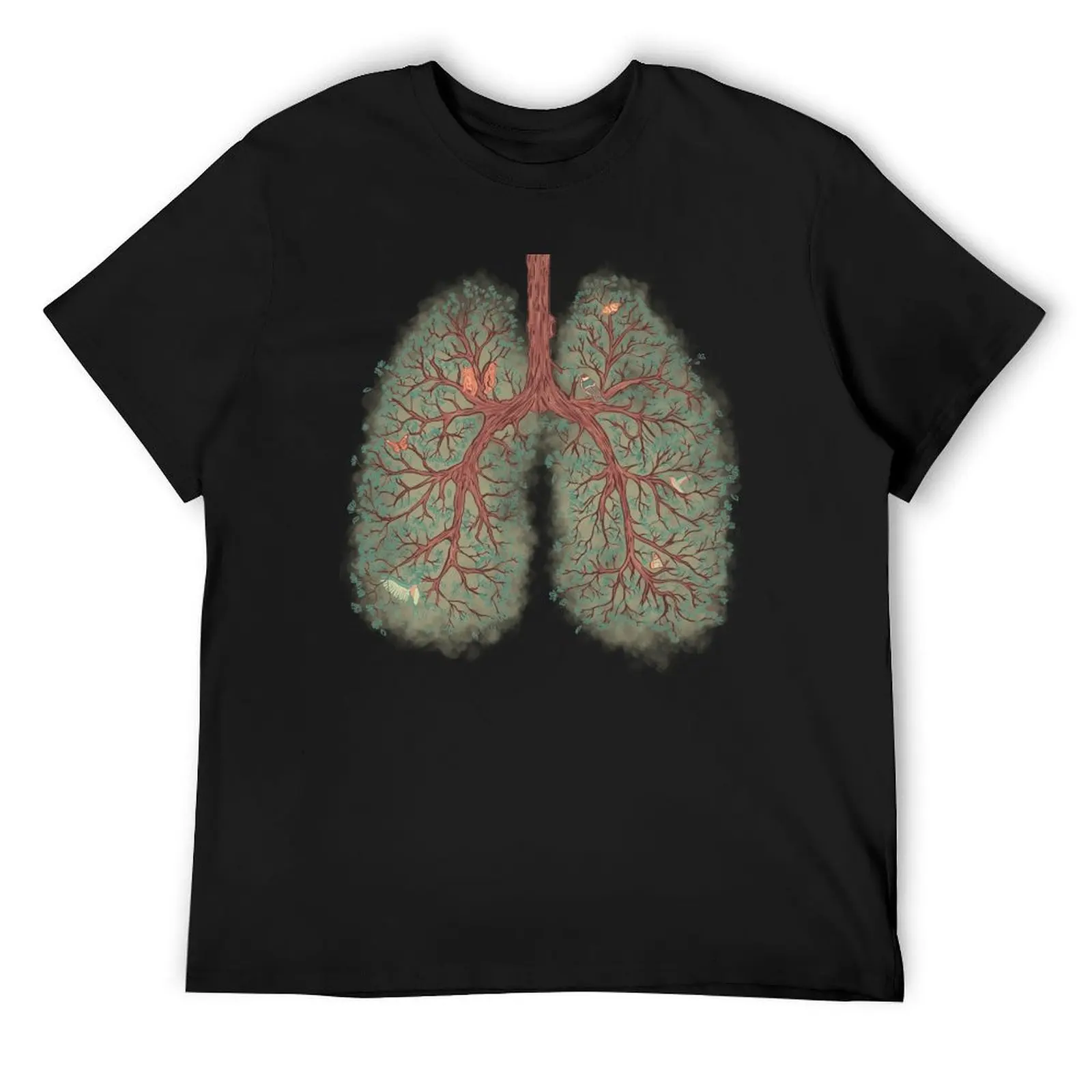 

Lungs T-Shirt summer 2025 graphic shirts summer shirt oversized t shirt men